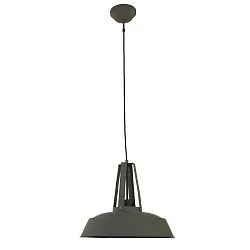 Mexlite Pendant luminaire EDEN, 1 flame, 42cm, grey