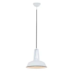 Mexlite Pendant luminaire EDEN, 1 flame, 42cm, white