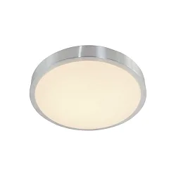 outdoor ceiling luminaire GALAXY cylindrical, medium, switchable IP44, steel brushed 