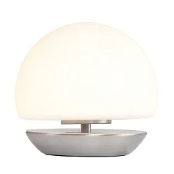 table lamp ANCILLA round, short, with touch dimmer G9 IP20, beech, natural colour dimmable