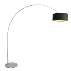Luminaria de pedestal SPARKLED LIGHT cilíndrico, con interruptor, con pantalla, con enchufe, ajustable E27 IP20