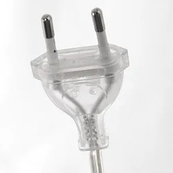 Luminaria de pedestal SPARKLED LIGHT cilíndrico, con interruptor, con pantalla, con enchufe, ajustable E27 IP20