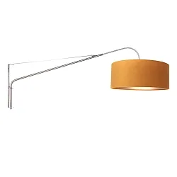 Luminaria de pared ELEGANT CLASSY con interruptor, con pantalla, con alivio de tensión, con enchufe, ajustable E27 IP20