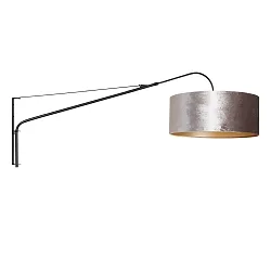 Luminaria de pared ELEGANT CLASSY con interruptor, con pantalla, con alivio de tensión, con enchufe, ajustable E27 IP20