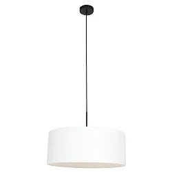 Luminaria colgante SPARKLED LIGHT cilíndrico, con pantalla E27 IP20, negro mate regulable