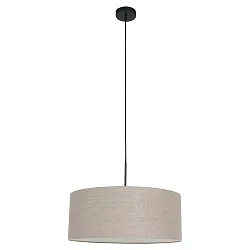 Luminaria colgante SPARKLED LIGHT cilíndrico, con pantalla E27 IP20, negro mate regulable