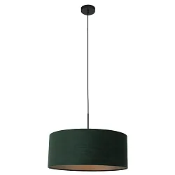 Luminaria colgante SPARKLED LIGHT cilíndrico, con pantalla E27 IP20, negro mate regulable