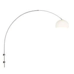 Luminaria de pared SPARKLED LIGHT semicircular, con pantalla, ajustable E27 IP20, negro mate 