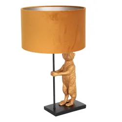 Luminaria de mesa ANIMAUX - SURICATE arriba, con interruptor, con pantalla, con enchufe E27 IP20