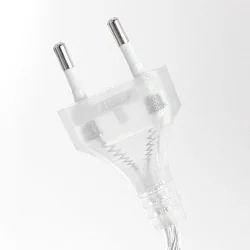 Luminaria de pared PRESTIGE CHIC cilíndrico, con interruptor, con pantalla, con brazo articulado, con enchufe E27 IP20
