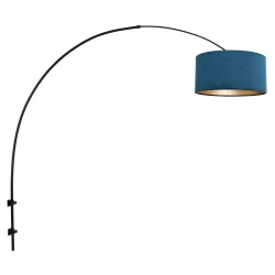 Luminaria de pared SPARKLED LIGHT cilíndrico, con interruptor, con pantalla, con enchufe, ajustable E27 IP20, negro mate 
