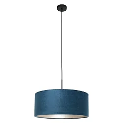 Luminaria colgante SPARKLED LIGHT cilíndrico, con pantalla E27 IP20, negro mate regulable