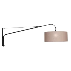Luminaria de pared ELEGANT CLASSY con interruptor, con pantalla, con alivio de tensión, con enchufe, ajustable E27 IP20