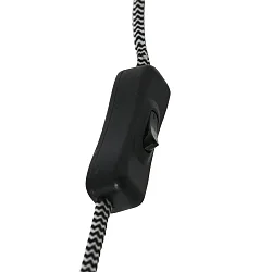 Luminaria de pared ELEGANT CLASSY con interruptor, con pantalla, con alivio de tensión, con enchufe, ajustable E27 IP20