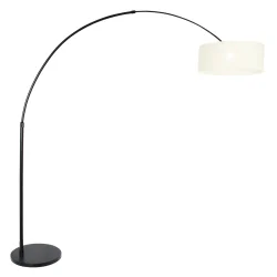 Luminaria de pedestal SPARKLED LIGHT cilíndrico, con interruptor, con pantalla, con enchufe, ajustable E27 IP20