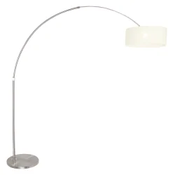 Luminaria de pedestal SPARKLED LIGHT cilíndrico, con interruptor, con pantalla, con enchufe, ajustable E27 IP20