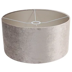 Pantalla KAPPEN - Ø 40CM plano, cilíndrico, plata