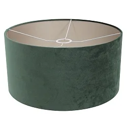 Pantalla KAPPEN - Ø 40CM plano, cilíndrico, verde oscuro