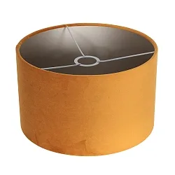 Pantalla KAPPEN - Ø 30CM cilíndrico, dorado mate, color arenoso