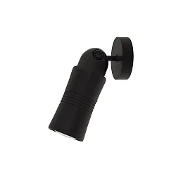 Luminaria de pared y techo NEO! SPOT (MV) versión de montaje en superficie, ajustable, enfocable IP20, negro mate regulable