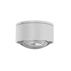 Luminaria de techo PUK MAXX ONE 2 abajo, rígido, sin lente IP20, blanco mate regulable