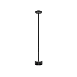 Luminaria colgante PUK MINI LONG ONE (COB LED) abajo, rígido, sin lente IP20, negro mate regulable