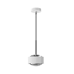 Luminaria colgante PUK MAXX DROP SOLO (COB LED) Arriba-Abajo, rígido, sin lente IP20, blanco mate regulable