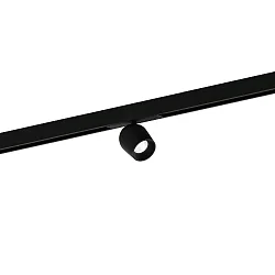 Proyector para raíl DOMY ON STREX 1.0 con adaptador IP20, negro mate 