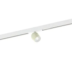 Proyector para raíl DOMY ON STREX 1.0 con adaptador IP20, blanco mate, Feel Jade 