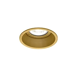recessed luminaire DEEP 1.0 PAR16 round, with leaf springs GU10 IP20, gold CRI 90