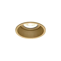 recessed luminaire DEEP 1.0 PAR16 round, with leaf springs GU10 IP20, champagner CRI 90