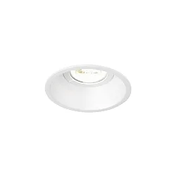 Recessed spot DEEP IP44 1.0 PAR16, GU10 max. 12W, with leaf springs, white
