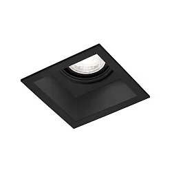 Luminaria empotrable para techos PLANO 1.0 angular, giratorio, giratorio GU10 IP20, negro 
