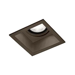 Luminaria empotrable para techos PLANO 1.0 angular, giratorio, giratorio GU10 IP20, color bronce 