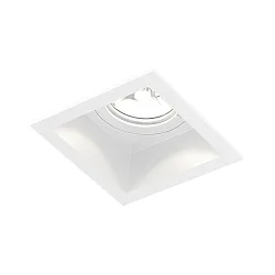 Proyector empotrado PLANO IP44 1.0 - LED de 1 llama, rígido, con resortes de clip IP44 / IP20, mate, blanco tráfico regulable