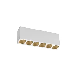 spot PIRRO PETIT CEILING SURF 6.0 IP20, champagner, white matt 