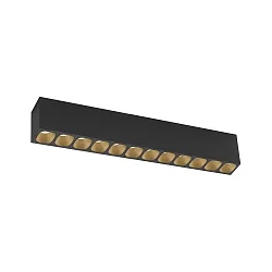 spot PIRRO PETIT CEILING SURF 12.0 IP20, champagner, black matt 