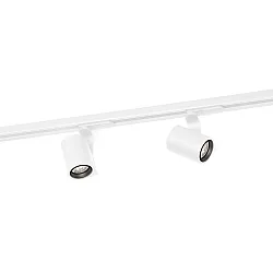Foco monofásico SQUBE ON TRACK 1.0 con adaptador IP20, blanco regulable