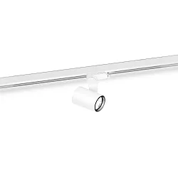 Foco trifásico SQUBE ON TRACK 3.0 con adaptador IP20, blanco regulable