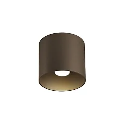 Luz downlight RAY 1.0 - PAR16 cilíndrico, sin reflector GU10 IP20, color bronce regulable