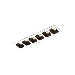 recessed luminaire PIRRO 6.0 IP20, black matt, white matt dimmable 30W 2520lm 3000K 20-40° 20-40° CRI 90-100