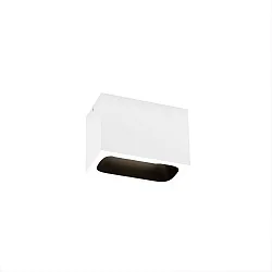 ceiling luminaire PIRRO OPAL CEILING SURF 2.0 IP20, black matt, white matt dimmable