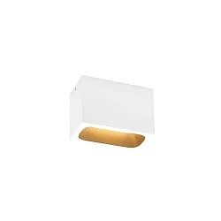 ceiling luminaire PIRRO OPAL CEILING SURF 2.0 IP20, gold, white matt dimmable
