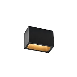 ceiling luminaire PIRRO OPAL CEILING SURF 2.0 IP20, gold, black matt dimmable