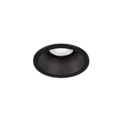 Luminaria empotrable para techos DEEP PETIT IP65 1.0 - LED rígido, corriente constante IP65, negro mate regulable