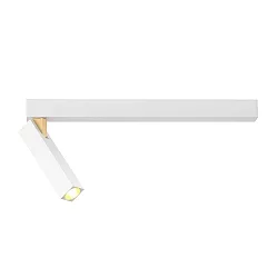 LED Ceiling luminaire MICK 1.0, 1 flame, 33cm, 13W 3000K, CRi >90, dimmable, white gold