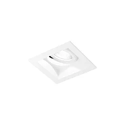 ceiling recessed luminaire PLANO PETIT 1.0 - LED 1 flame, cardanic swivelling, with wire springs IP20, mat