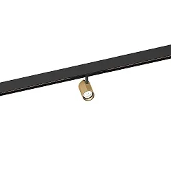 track spot CENO ON STREX 1.0 with adapter IP20, champagner, black matt 