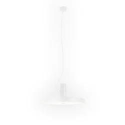 Luminaria colgante ROOMOR OFFICE CABLE SUSP 1.0 OPAL IP20, blanco mate regulable