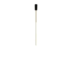 ceiling luminaire FINLIN CEILING SURF 1.0 IP20, champagner, black matt dimmable